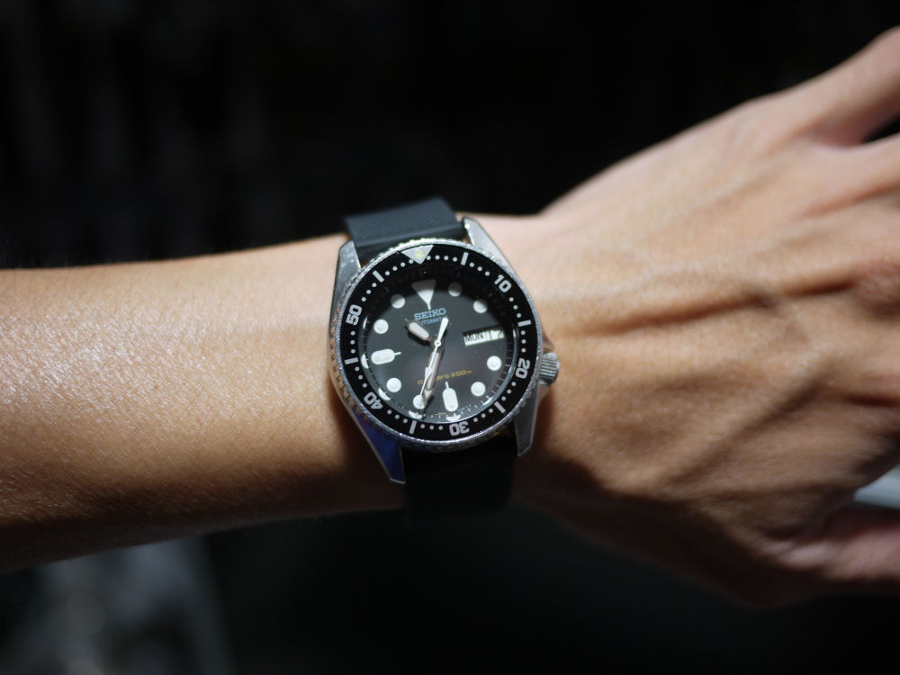 skx013 on wrist