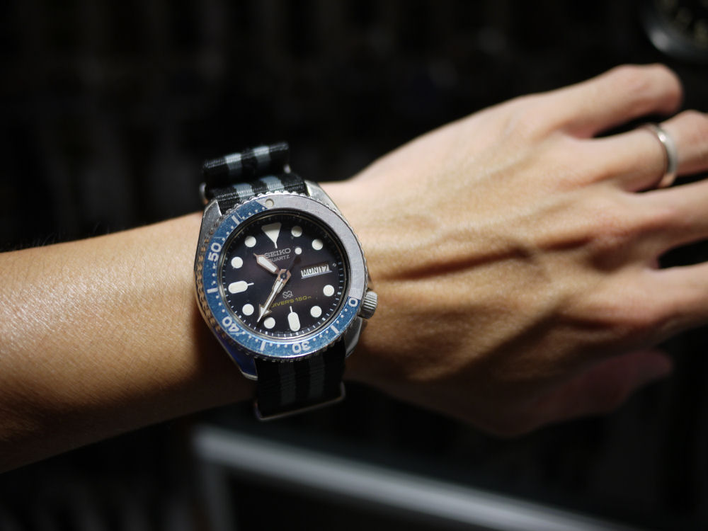 skx013 on wrist